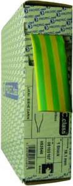 ARDEBO.de Protec.class PSB-GG48 Schrumpfschlauch grün/gelb, 4,8-2,4 mm, 10 m (05103103)