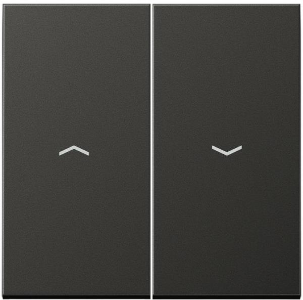ARDEBO.de Wippe mit Symbolen, anthrazit, LS 990, Jung AL2995PAN