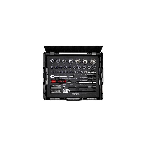 ARDEBO.de WIHA 33397 Steckschlüssel Set 1/4Z 1/2Z 60tlg