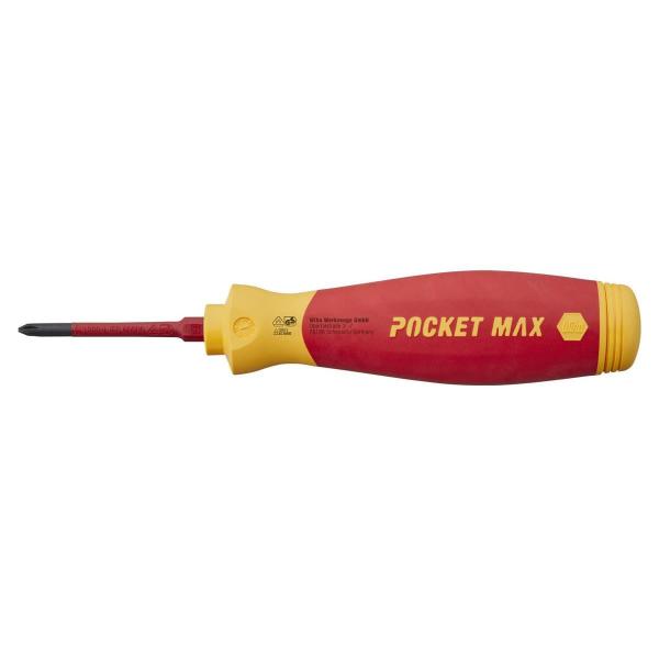 Wiha SB 2831-09040 PocketMax Schraubendreher mit Bit Magazin (45296)