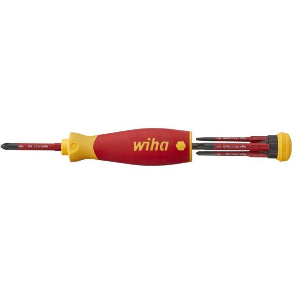 Wiha SB 2831-09040 PocketMax Schraubendreher mit Bit Magazin (45296)