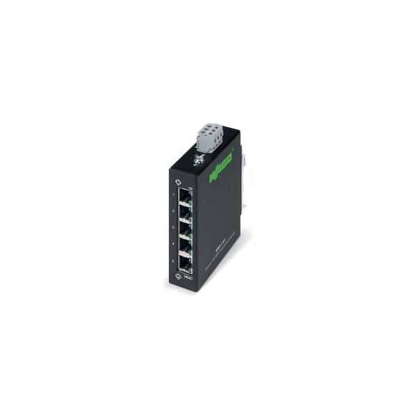 ARDEBO.de WAGO 852-111 Industrial ECO-Switch 5-Port, 100Base-TX, schwarz