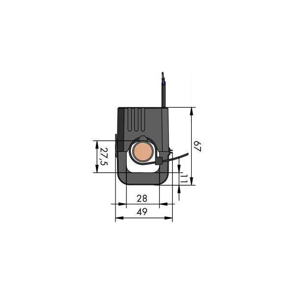 Wago 855-4101/200-001 Kabelumbau-Stromwandler; Bemessungsleistung 0,2 VA; Genauigkeitsklasse 1; Leitungslänge 3 m