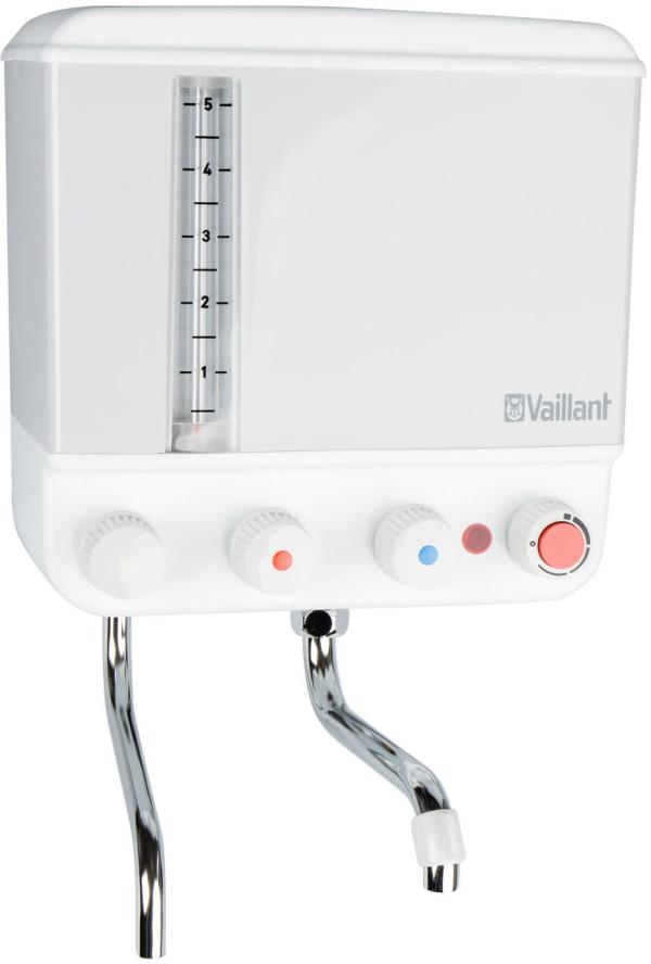 ARDEBO.de Vaillant VEK5L Kochendwassergerät, 5 l, 2,4 kW, weiß/ grau
