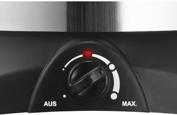 Unold Profi 48155 Crepesmaker, 1250 W, stufenloser Temperaturregler, schwarz/edelstahl