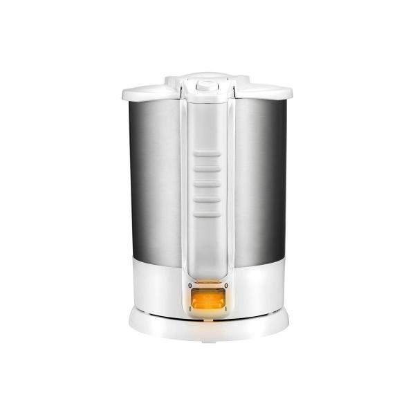 Unold 18010 Edition White Blitzkocher, 1850-2200W, 1,5l, Trockengehschutz, Kalkfilter, Edelstahl/weiß