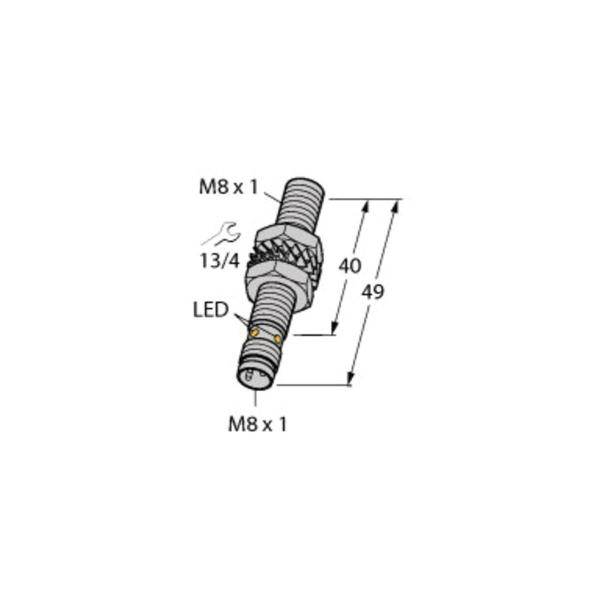 ARDEBO.de Turck BI2-EG08-AP6X-V1131 Induktiver Sensor mit erhöhtem Schaltabstand (2408473)