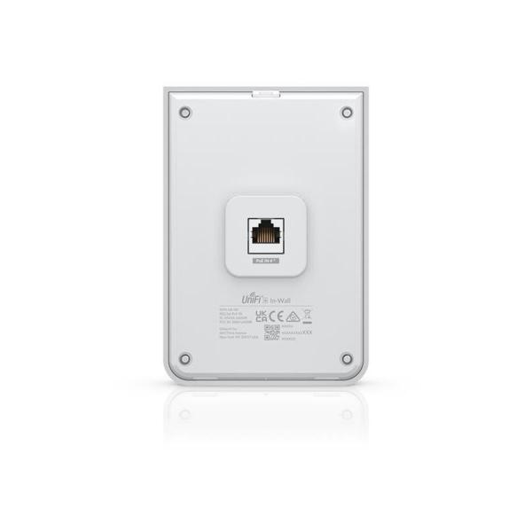 Ubiquiti UniFi U6 In-Wall Accesspoint, Wi-Fi 6, 2.4 GHz, 5 GHz, Unterputz