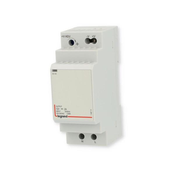 Bticino (146711) Spannungsversorgung 12VDC 2A, 2-modulig,Versorgungsspannung 100 - 240 VAC