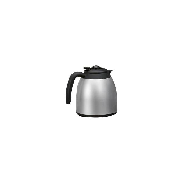 Clatronic KA 3328 Kaffeemaschine, 2 Thermoskannen, 2x 1 L, Automatische Abschaltung, schwarz-alu (263126)