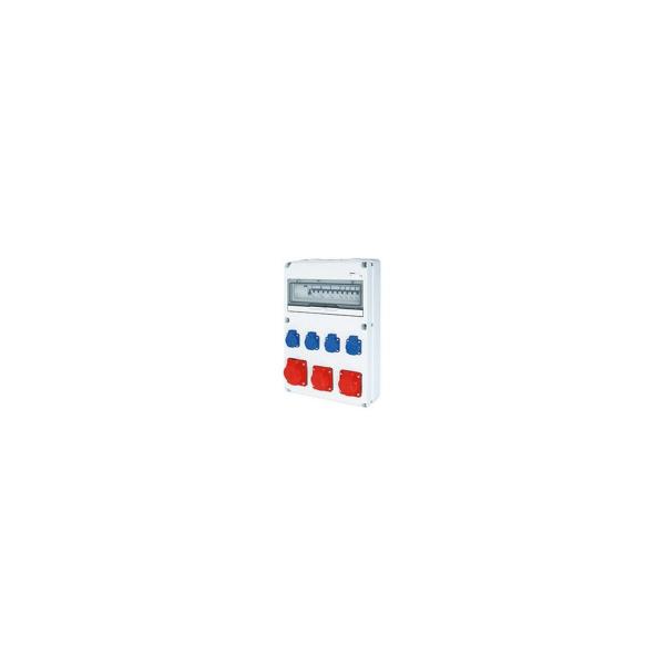 ARDEBO.de GEWISS Steckdosen Kombination 4XST/230/16/3P/32/2X16/5P, weiß (DE00320)