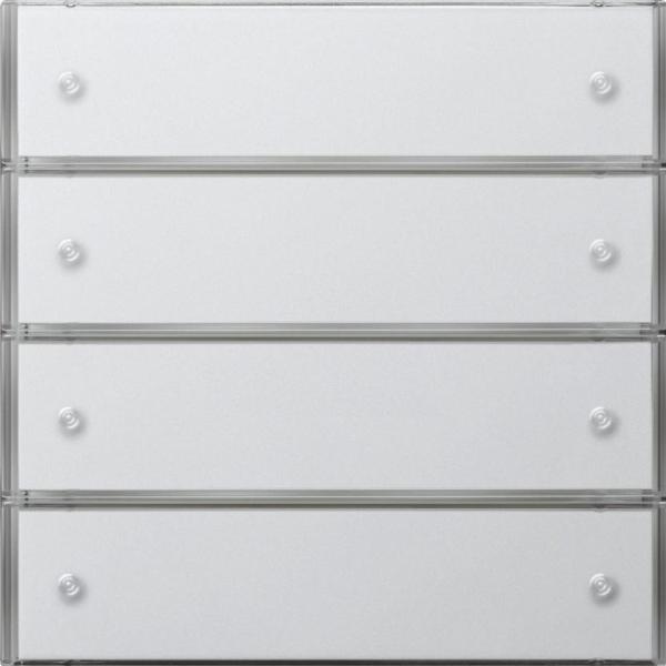 ARDEBO.de Gira 2034112 Tastsensor 3 Komfort 4fach, Reinweiß glänzend, Flächenschalter