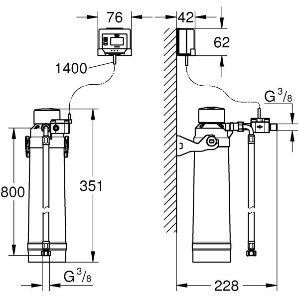GROHE Filter Starter Set, Magnesium + Zink (40875000)
