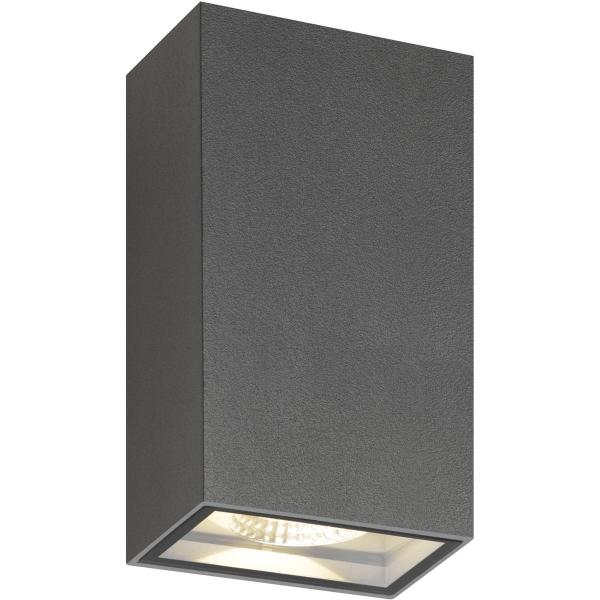 LCD Up- und Down Wandleuchte Typ 5011, 2x6W, 2x456lm, 3000K, graphit (5011)