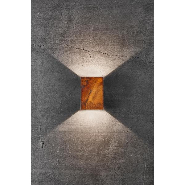 Nordlux Fold 10 Wandleuchte, 7,5 Watt, 225lm, 3000K, Corten (2019041038)