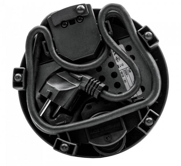 Rommelsbacher RK501/SU Reisekochplatte, 500W, Gussheizplatte, Edelstahl/schwarz