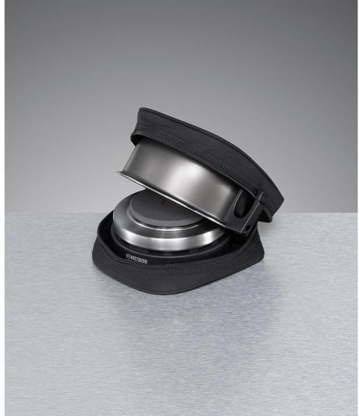 Rommelsbacher RK501/SU Reisekochplatte, 500W, Gussheizplatte, Edelstahl/schwarz