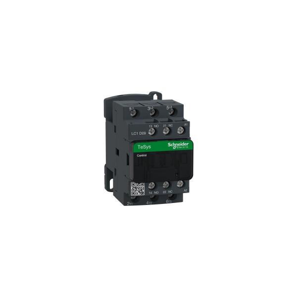 ARDEBO.de Schneider Electric Leistungsschütz LC1D 3p, +1S+1Ö, 4 kW, 9 A, 400 V AC3, Spule 24 V AC (LC1D09B7)