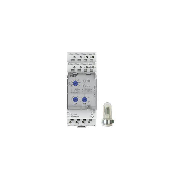 ARDEBO.de Theben LUNA 110 plus AL Dämmerungsschalter DIN-Schiene/Hutschiene, Aufbau-Lichtsensor, 2 TE, einstellbar 1100910