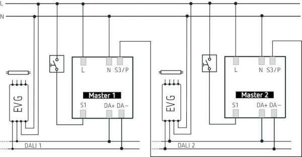 Theben theRonda S360-110 DALI UP WH Präsenzmelder (PIR) Deckenmontage Unterputz innen, 360° rund, 8 m, 1 Kanal Licht broadcast 2080580