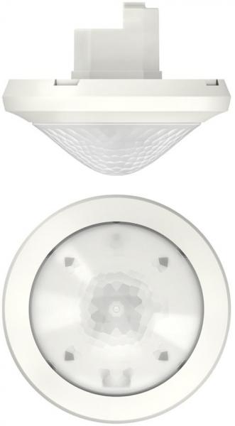 ARDEBO.de Theben theRonda P360 Slave UP WH Präsenzmelder (PIR) Deckenmontage Unterputz innen, 360° rund, Slave-Version, 24 m, weiß 2080030