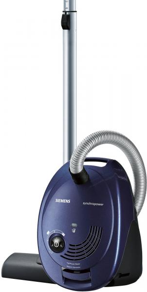 ARDEBO.de Siemens VS06A111 Bodenstaubsauger, 600W, PowerProtect Staubbeutel, Hygiene-Filter, moonlight blue