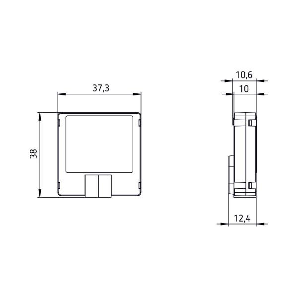 Theben TA 8 S KNX Tasterschnittstelle, 8-fach (4969228)