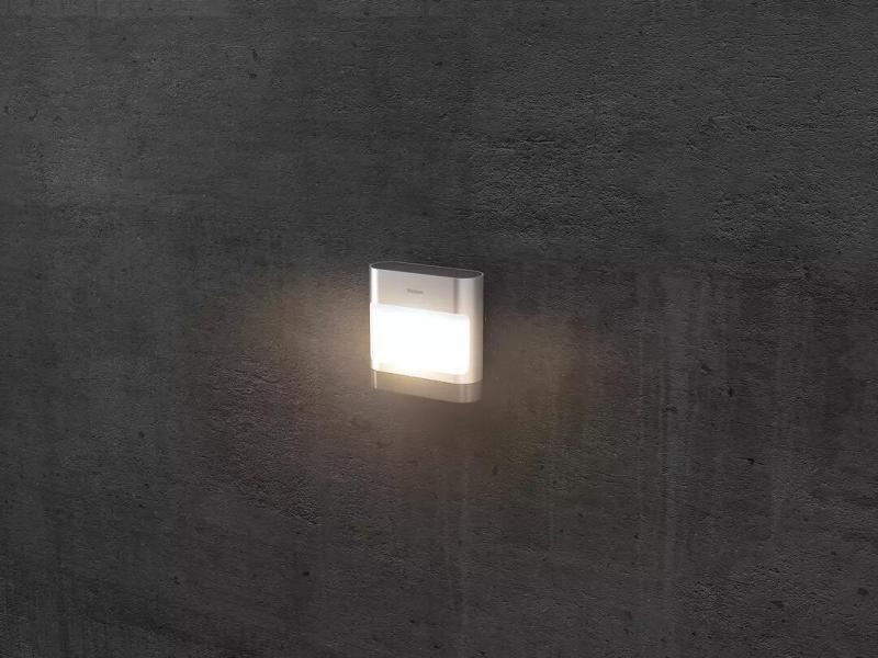 Theben theLeda D SL AL LED-Leuchte Wandmontage 8,5 Watt, aluminium, Spot, 3000 K (warmweiß) 1020701