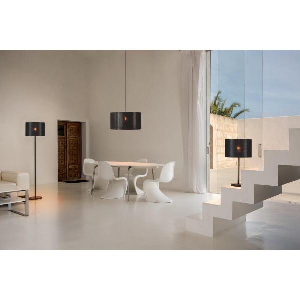 SLV FENDA, Leuchtenschirm, rund, Ø/H 30/20 cm, schwarz/kupfer (155592)