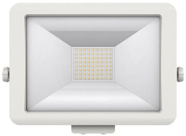 ARDEBO.de Theben theLeda B50L WH LED-Strahler 50 Watt, Wandmontage außen, weiß, Bewegungsmelder optional, 5000 K (neutralweiß) 1020687
