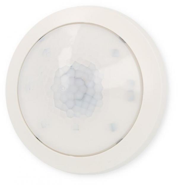 ARDEBO.de Theben theRonda P360-100 M UP WH Präsenzmelder (PIR) Deckenmontage Unterputz innen, 360° rund, 24 m, 1 Kanal Licht, weiß 2080020