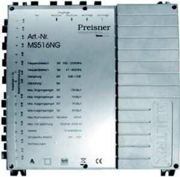 ARDEBO.de Televes Multrix Multischalter, 5 Eingänge (MS516NG)