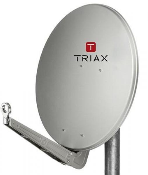 ARDEBO.de Triax Hit FESAT 85 LG Offset-Parabolreflektor, lichtgrau
