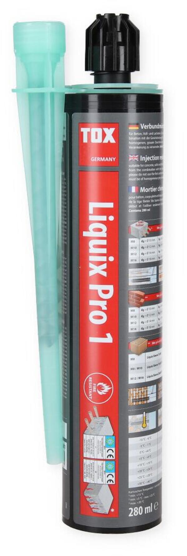 Tox Liquix Pro 1 Verbundmörtel, 280 ml, styrolfrei (084100081)