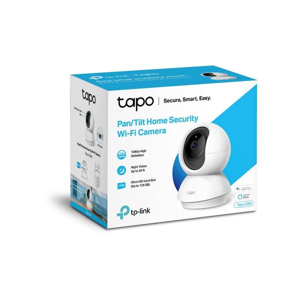 TP-Link Tapo C200 WLAN-Sicherheitskamera, weiß