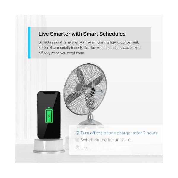 TP-Link Tapo P115 Smart Plug WLAN-Steckdose mit Verbrauchsanzeige, weiß