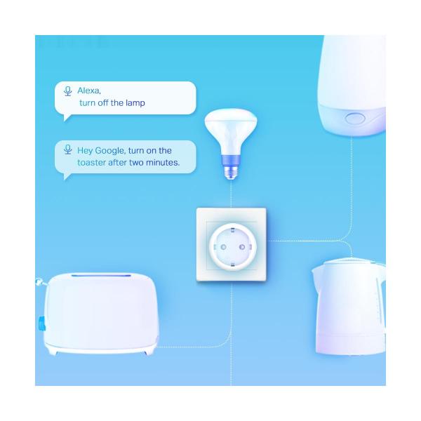TP-Link Tapo P115 Smart Plug WLAN-Steckdose mit Verbrauchsanzeige, weiß