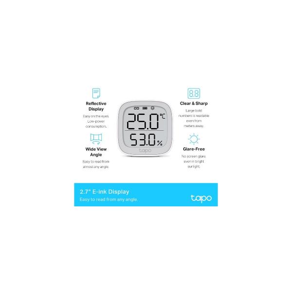 TP-Link Tapo T315 Smart Temperatur & Feuchtigkeits-Sensor (40-55-8841)