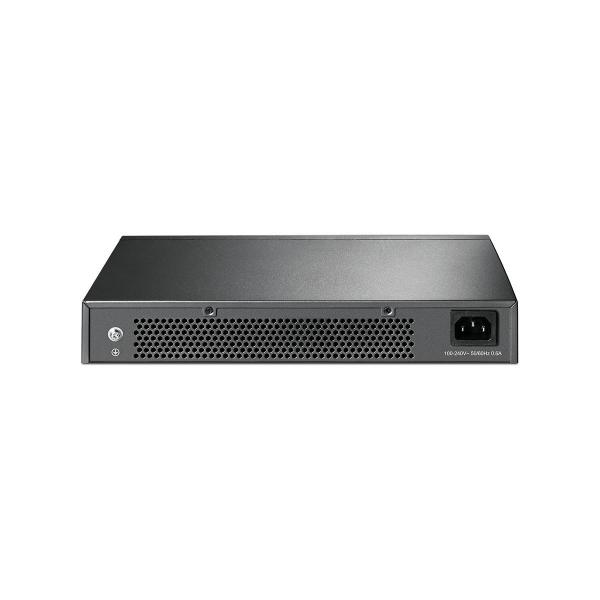 TP-Link TL-SG1024D 24-Port-Gigabit-Desktop/Rackmount-Switch, 24x10/100/1000Mbit/s-Ports, schwarz