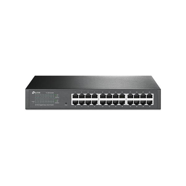 ARDEBO.de TP-Link TL-SG1024DE 24-Port-Gigabit-Easy-Smart-Switch, 24x10/100/1000Mbit/s-Ports, schwarz