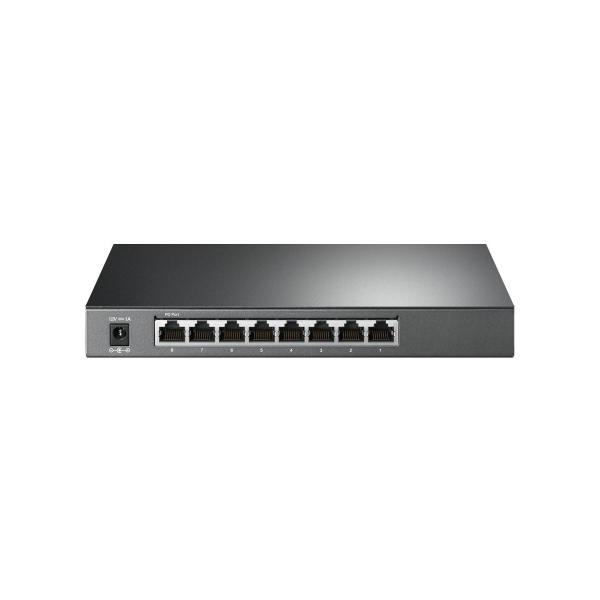 TP-Link TL-SG2008 JetStream-8-Port-Gigabit-Smart-Switch, 8x10/100/1000Mbit/s RJ45-Ports, schwarz