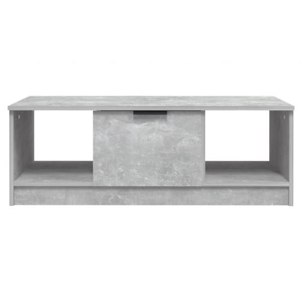 Couchtisch Betongrau 102x50x36 cm Holzwerkstoff