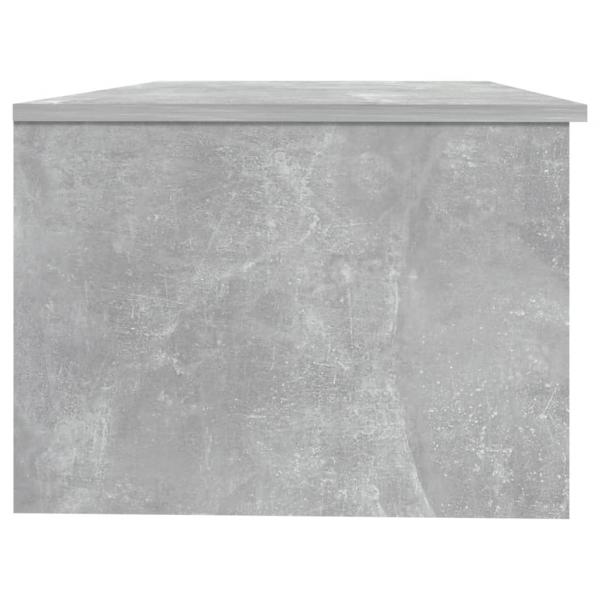 Couchtisch Betongrau 102x50x36 cm Holzwerkstoff