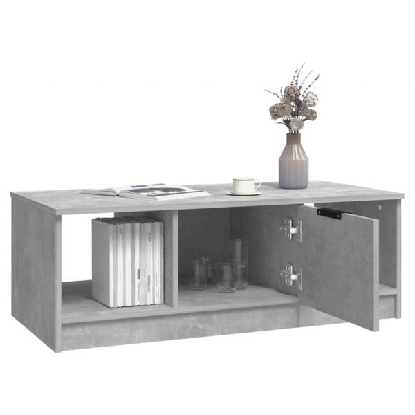 Couchtisch Betongrau 102x50x36 cm Holzwerkstoff