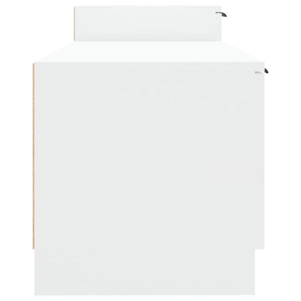 TV-Schrank Weiß 158,5x36x45 cm Holzwerkstoff