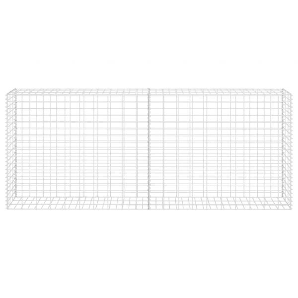 Gabione Verzinkter Stahl 85x30x200 cm