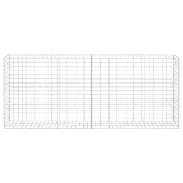 Gabione Verzinkter Stahl 85x30x200 cm