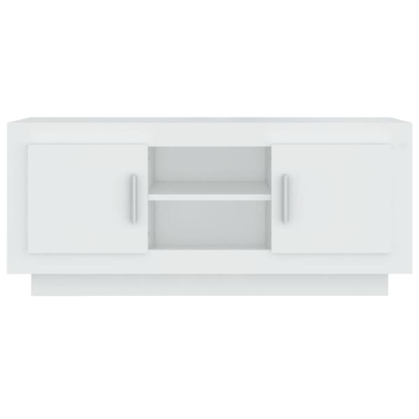 TV-Schrank Weiß 102x35x45 cm Holzwerkstoff