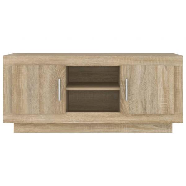 TV-Schrank Sonoma-Eiche 102x35x45 cm Holzwerkstoff