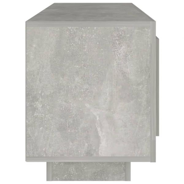 TV-Schrank Betongrau 102x35x45 cm Holzwerkstoff